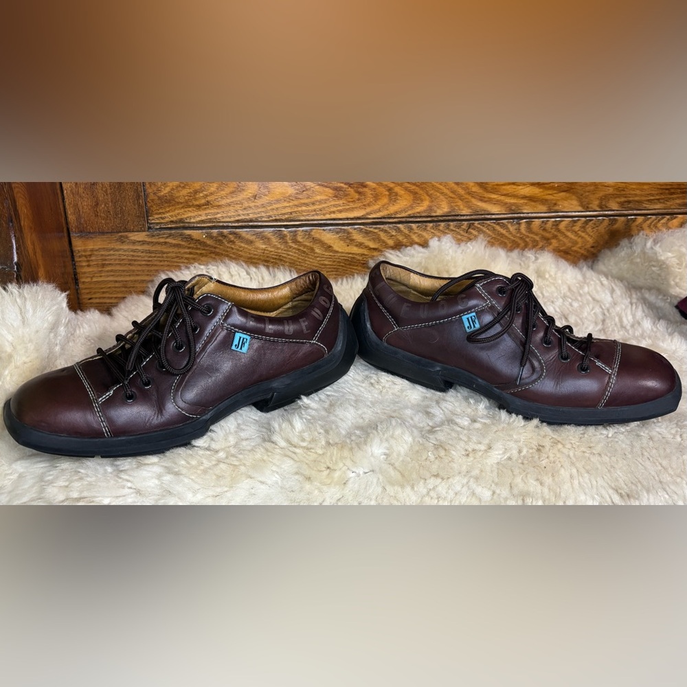 John Fluevog M8/W10 Future Angels Will Brown Leather LaceUp Oxford DISCONTINUED - Picture 9 of 9